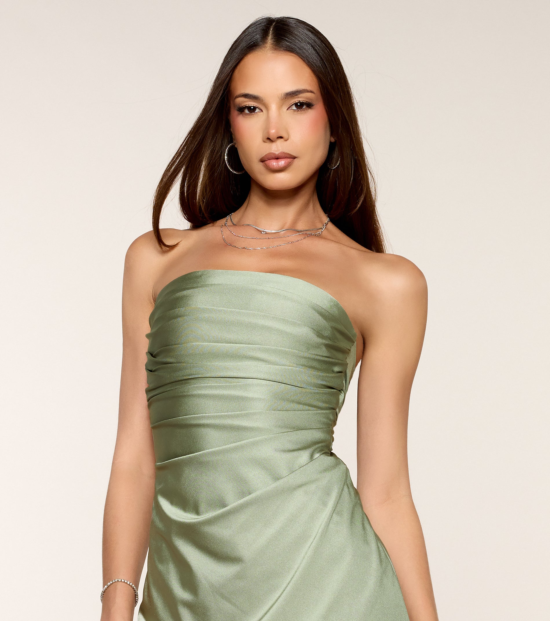 Flirty Details Strapless Mini Dress
