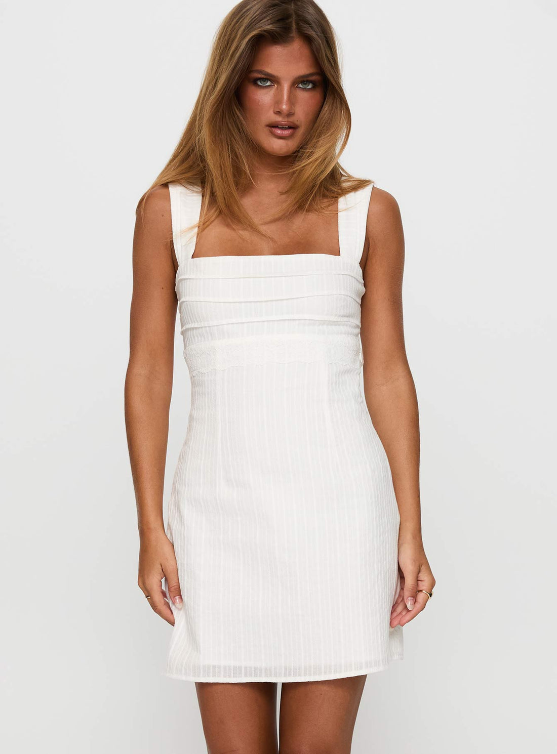 Anyone But You Mini Dress White