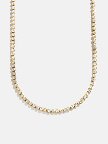 Amalie Bezel Tennis Necklace