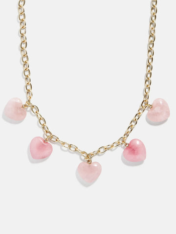 Esme Statement Necklace - Gold/Pink