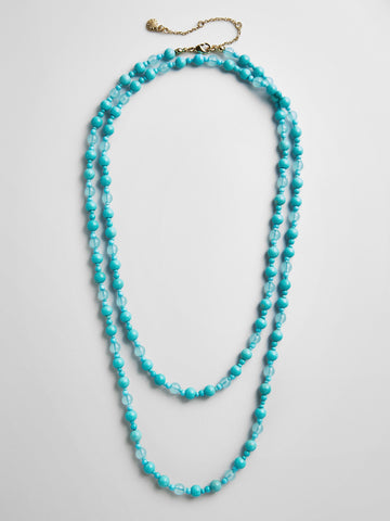 Charlotte Semi-Precious Necklace - Turquoise Bead