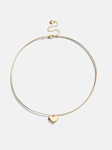 Millie Collar Necklace - Heart Collar Necklace