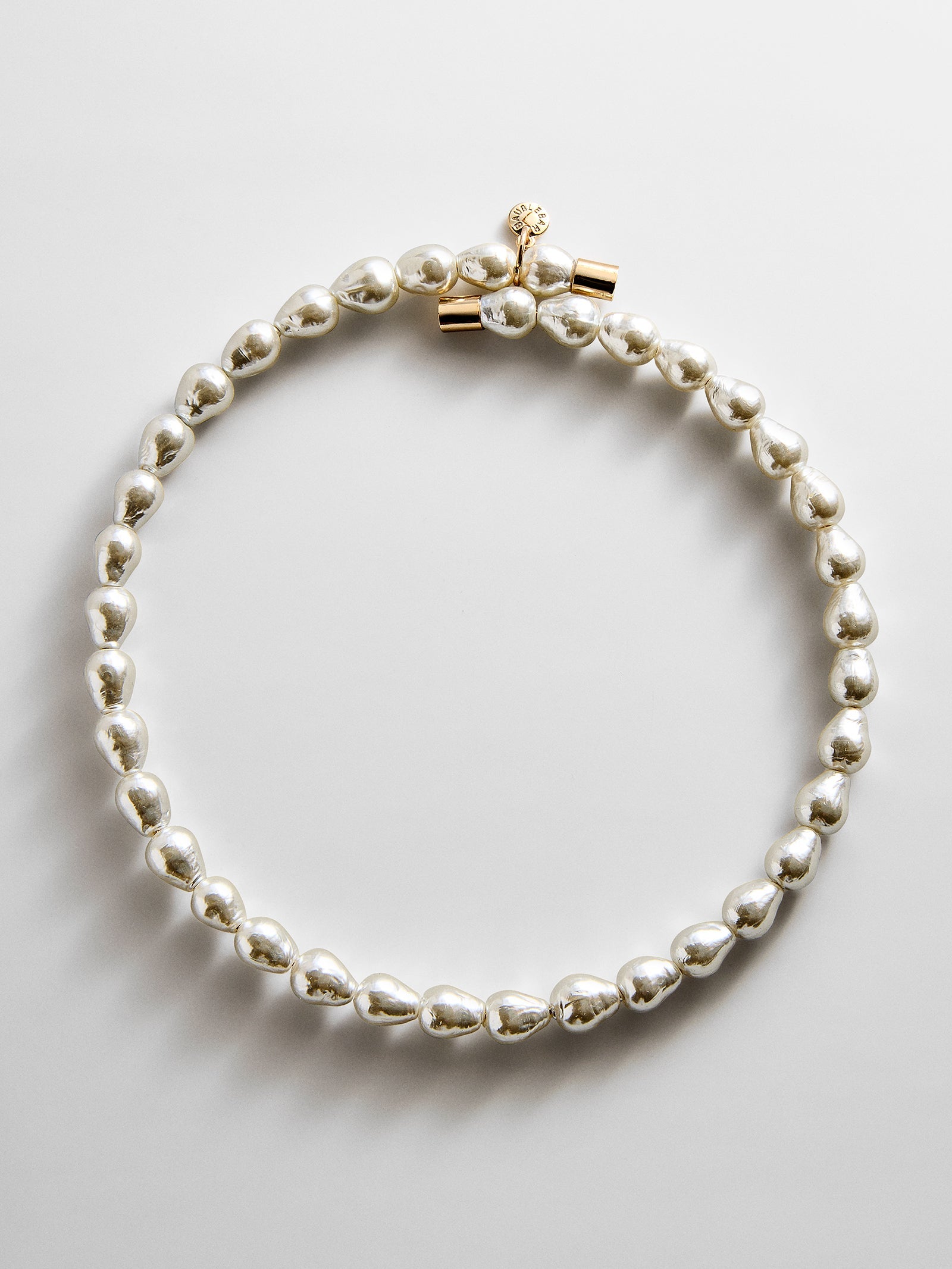 Ondine Pearl Collar Necklace - Pearl