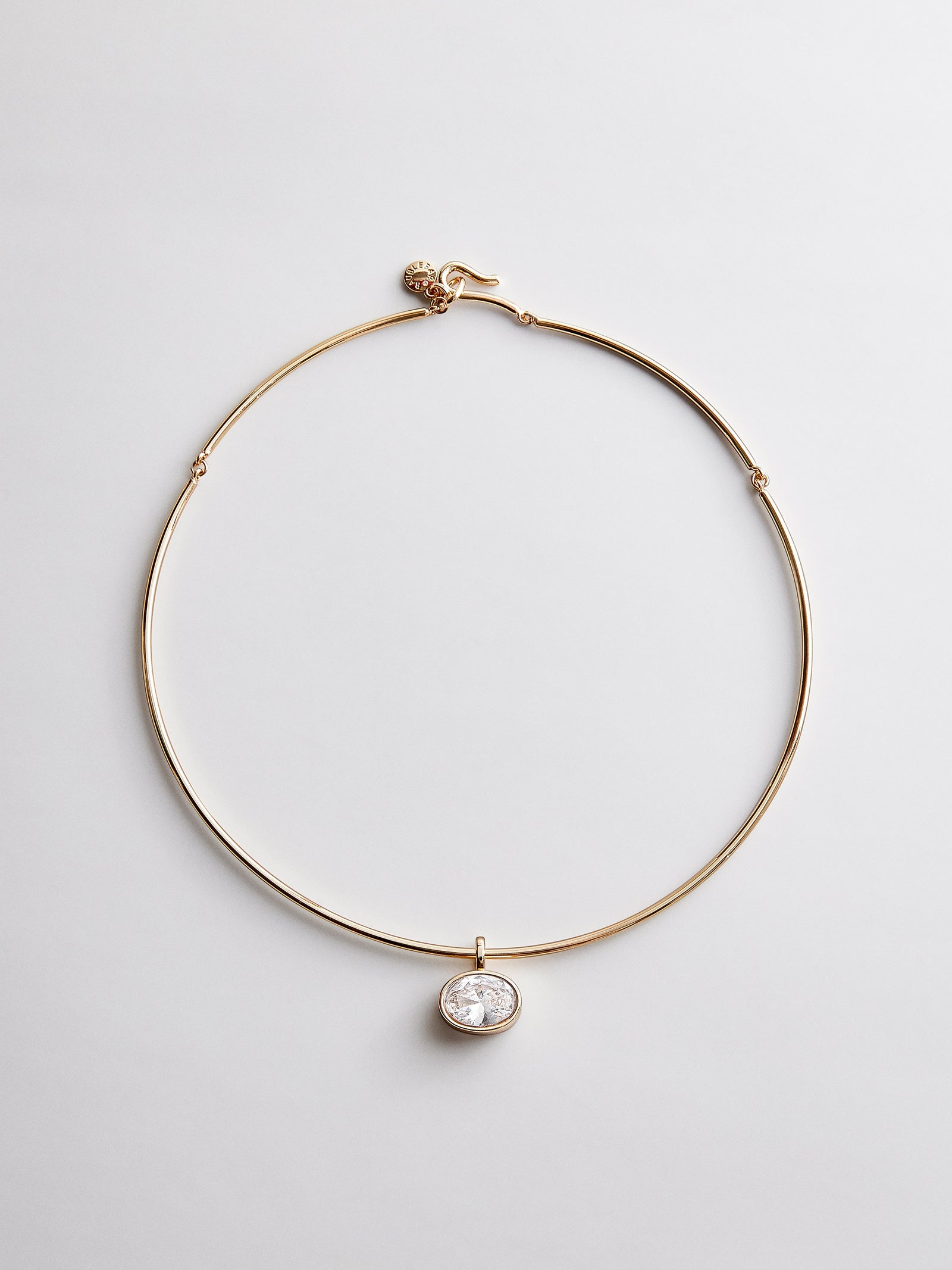 Lexi Crystal Collar Necklace - Gold