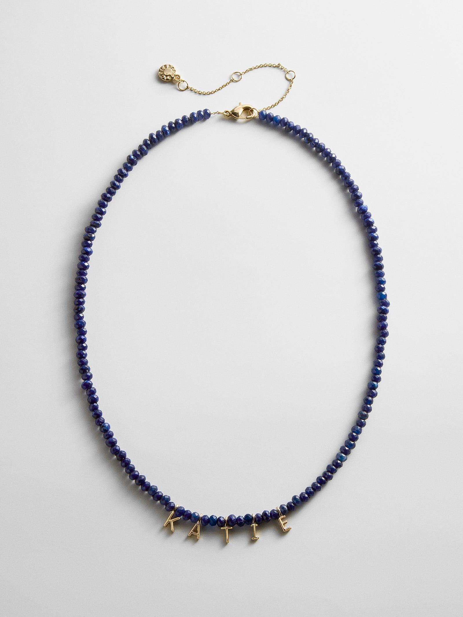 Mini Semi-Precious Custom Necklace - Lapis
