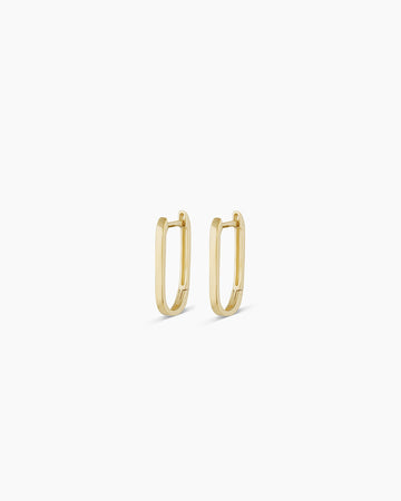 14K Gold Parker Link Huggies