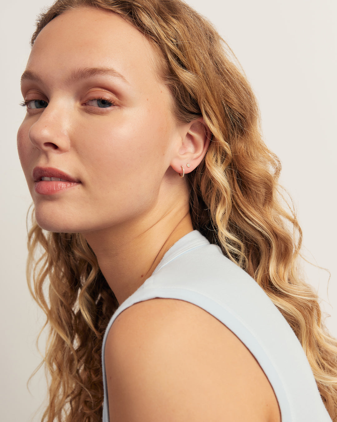 Diamond Pavé Studs