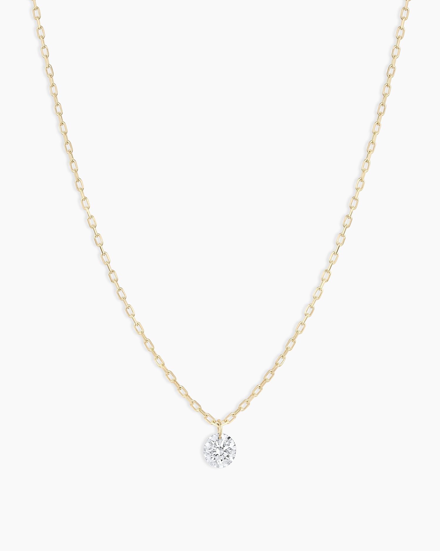 Floating Diamond Necklace