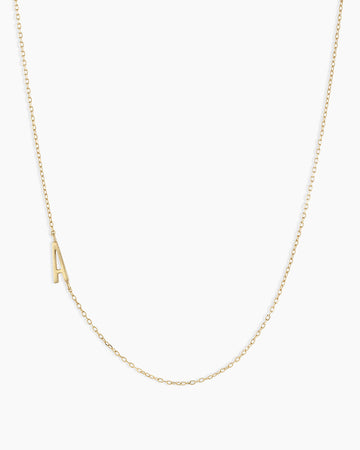 14K Gold Alphabet Necklace