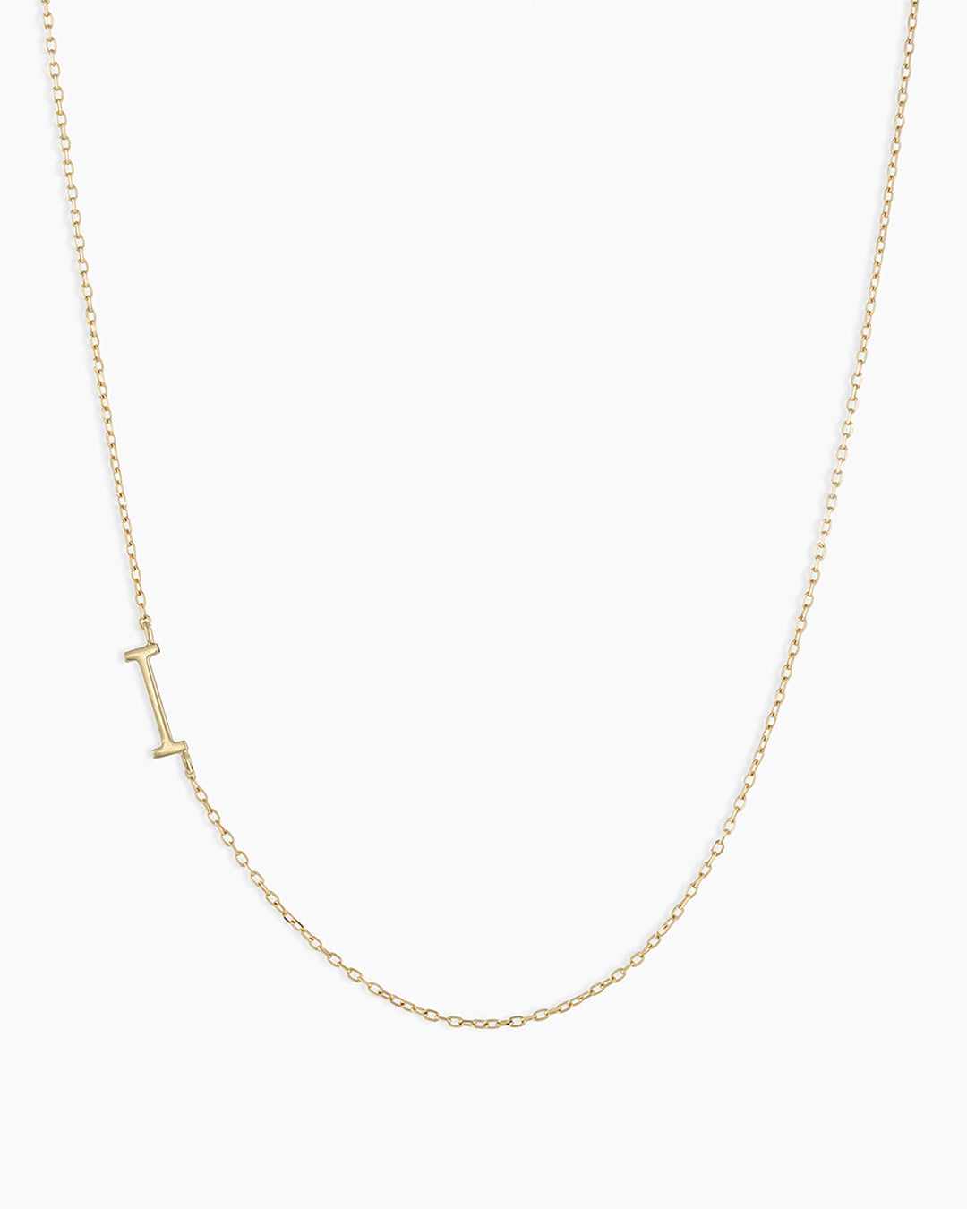 14K Gold Alphabet Necklace