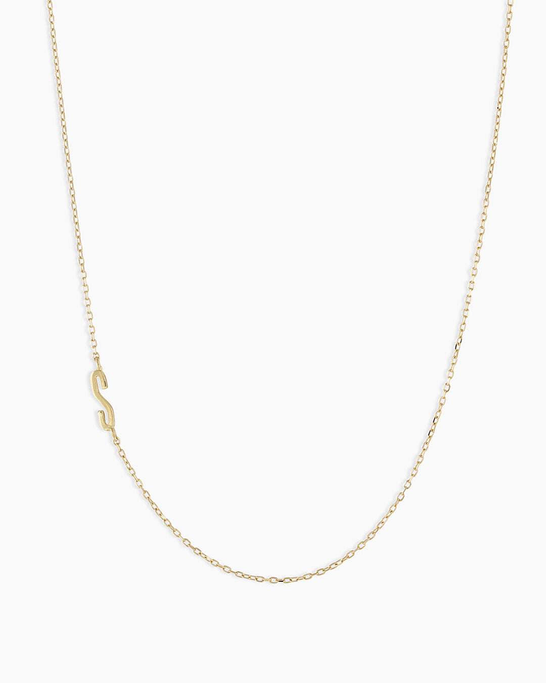 14K Gold Alphabet Necklace