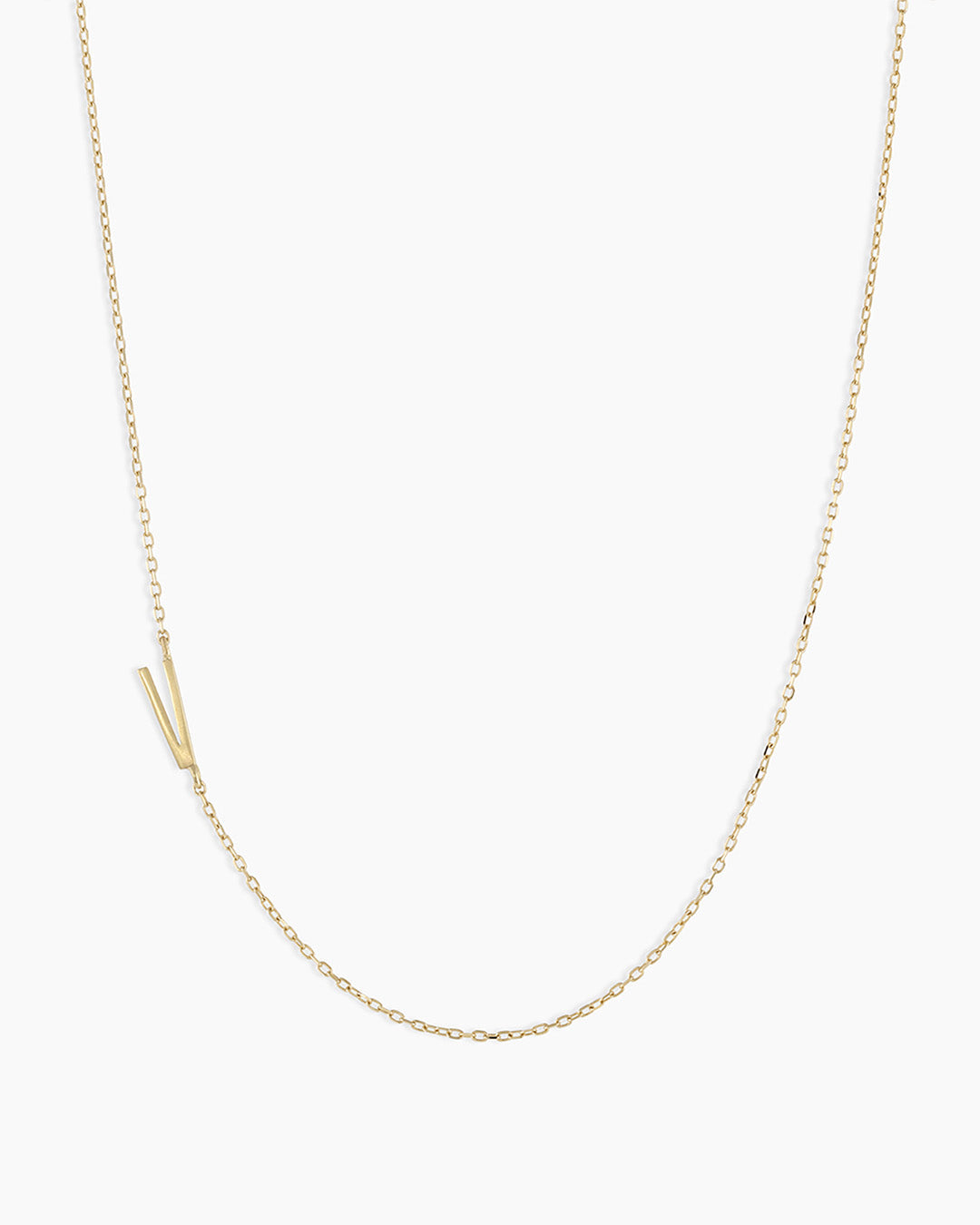 14K Gold Alphabet Necklace