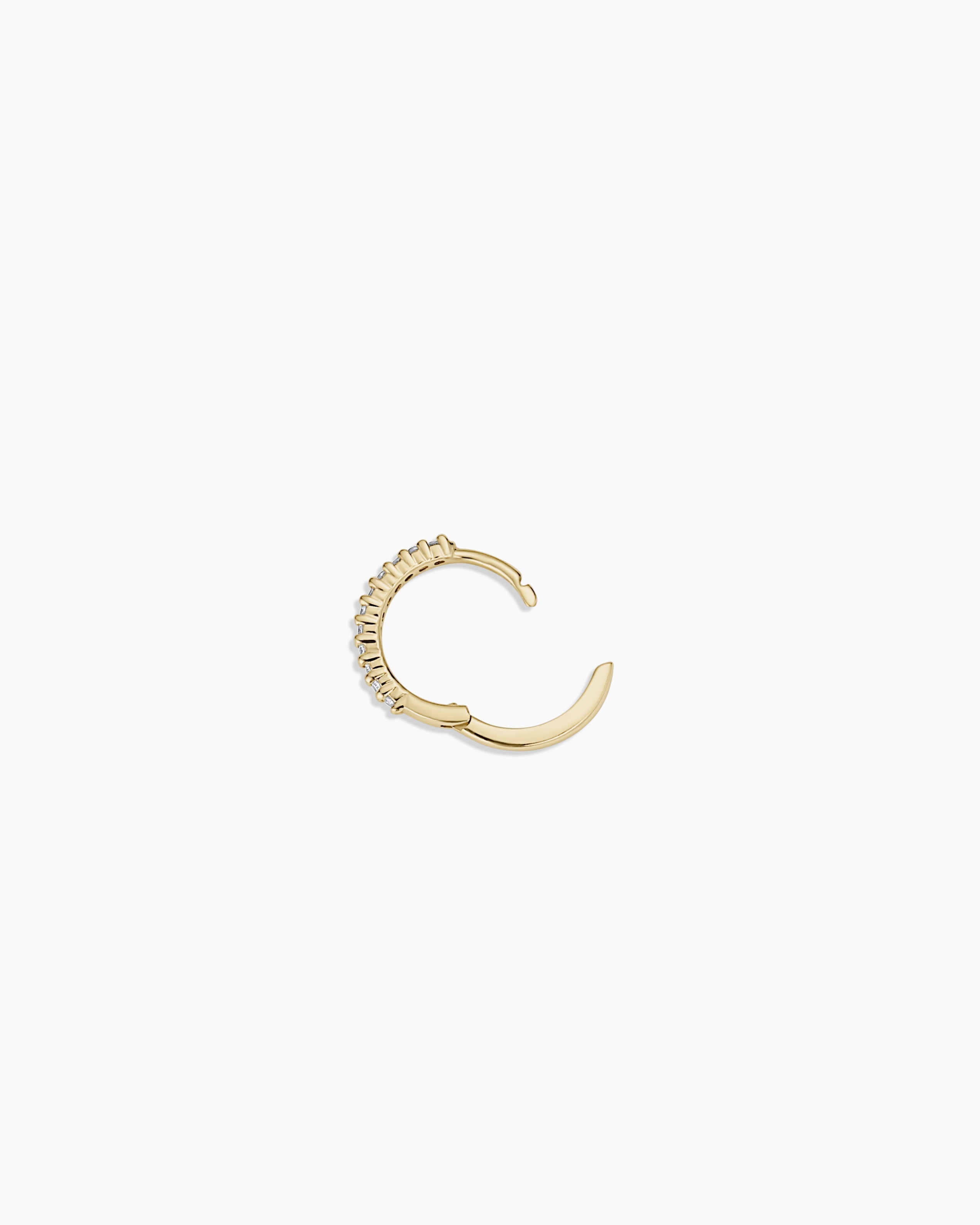 Diamond Pavé Single Huggie