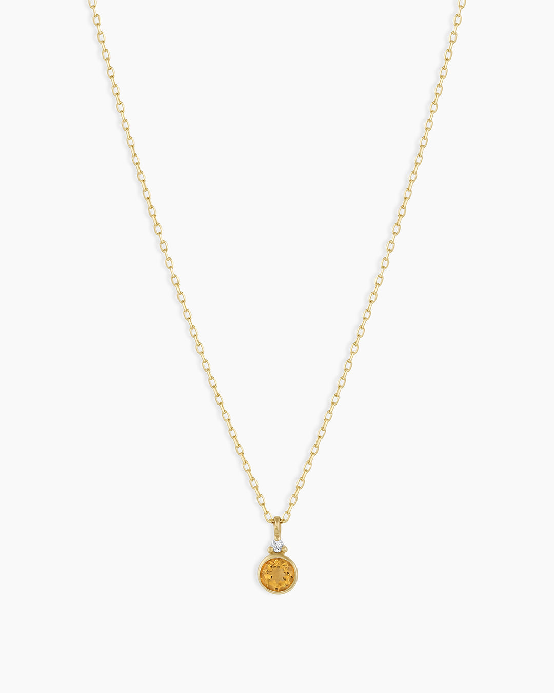 14K Gold Birthstone Necklace