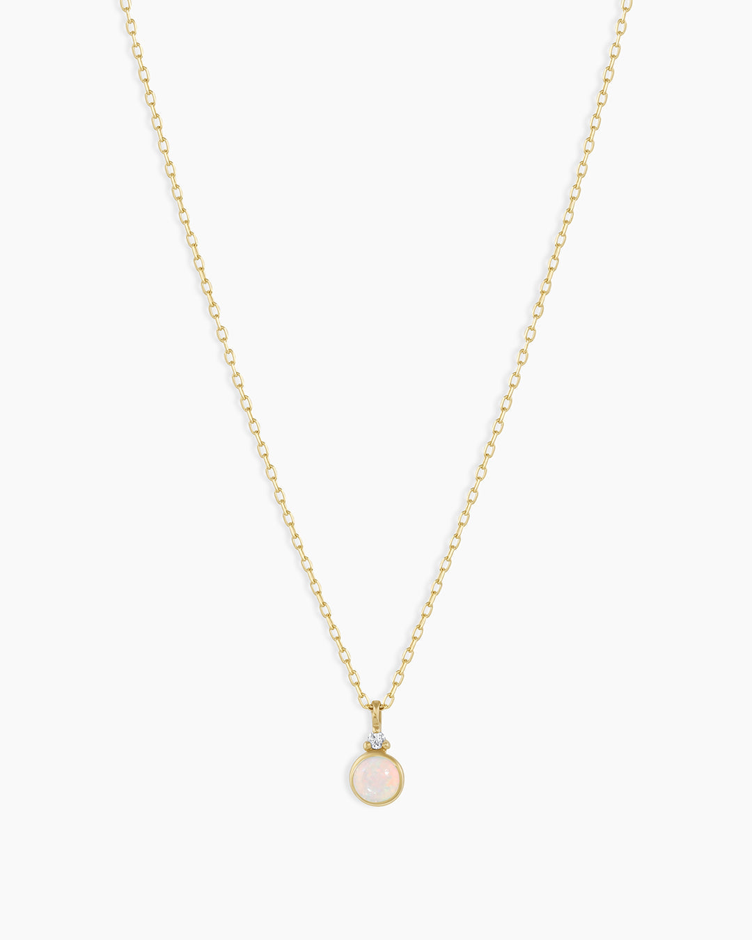 14K Gold Birthstone Necklace