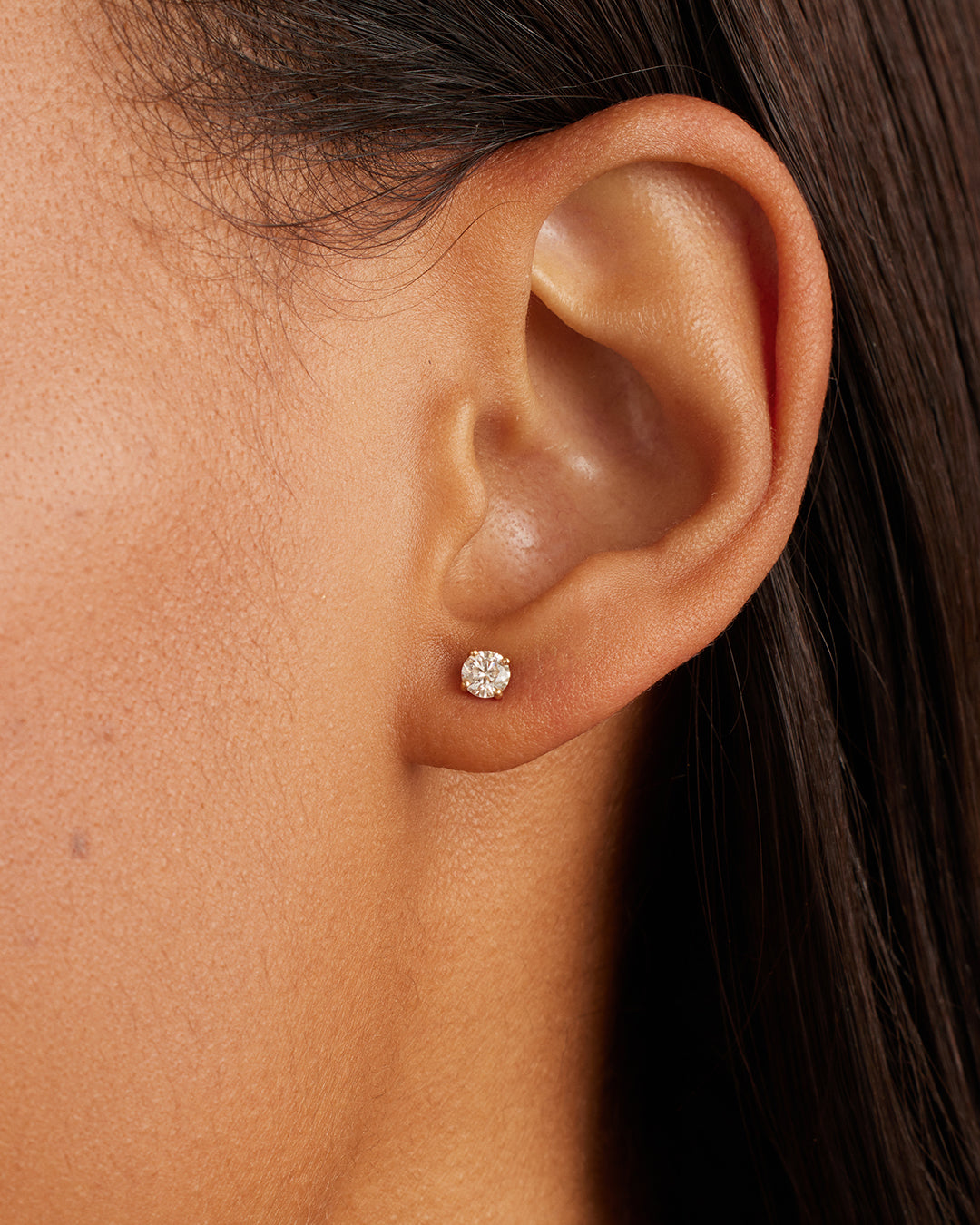 Diamond Solitaire Single Stud