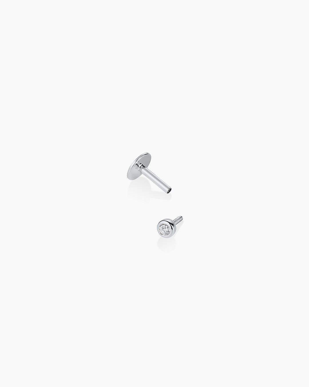 Classic Diamond Flat Back Single Stud