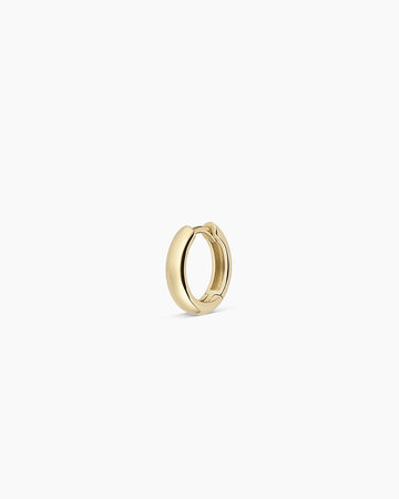 14K Gold Lou Helium Single Huggie