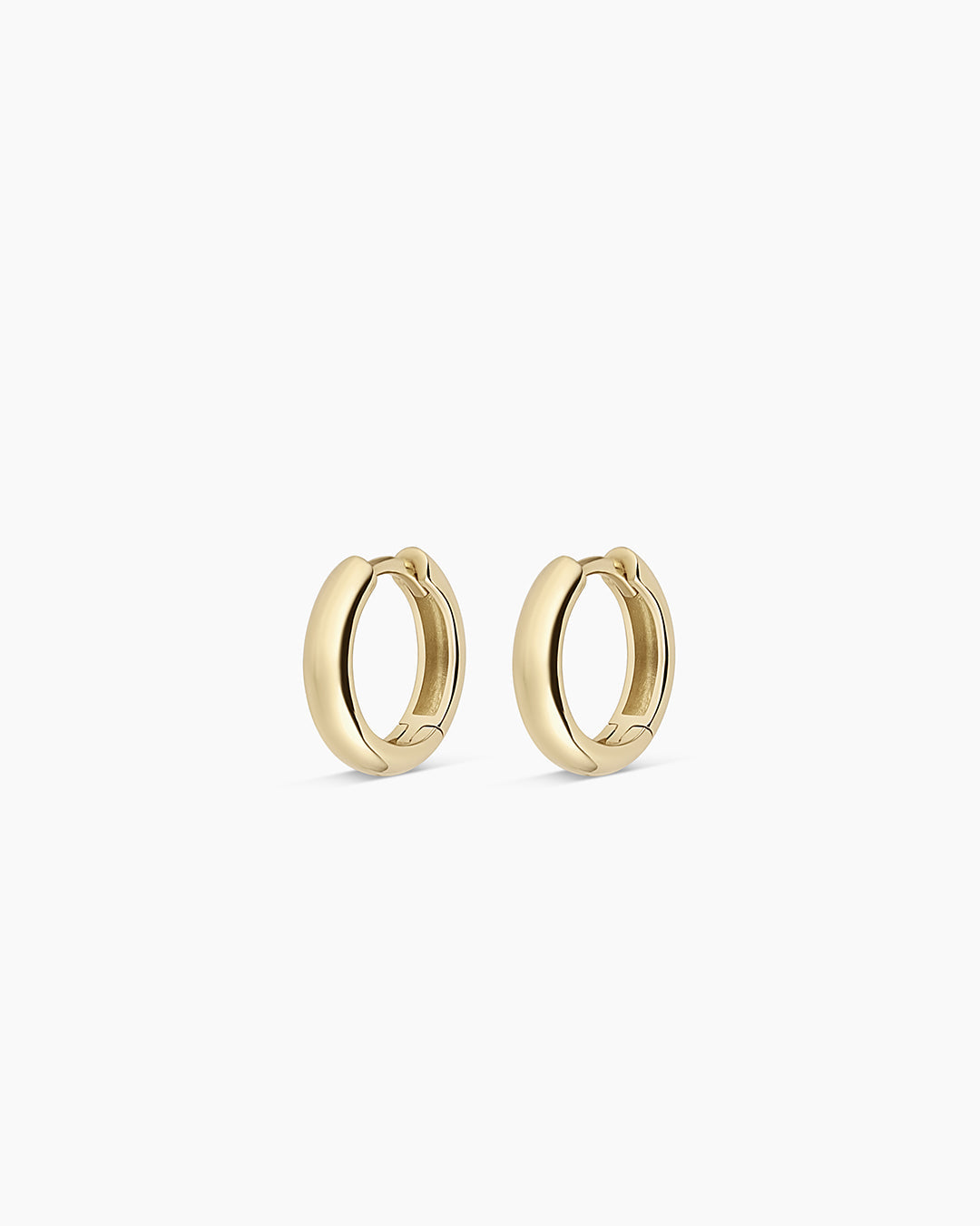 14K Gold Lou Helium Huggies