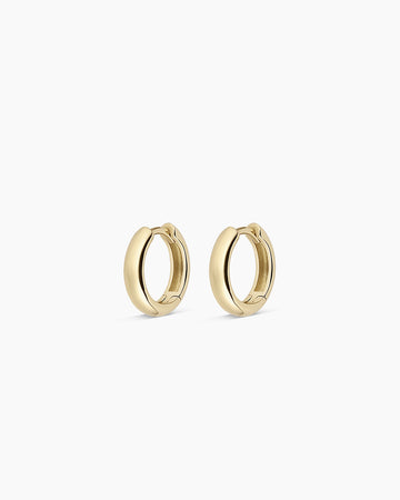 14K Gold Lou Helium Huggies