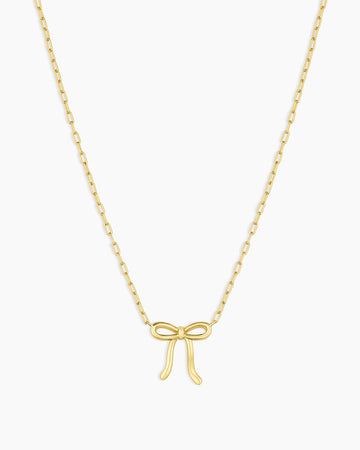 Put A Bow On It Necklace