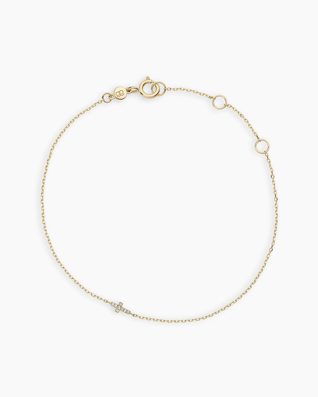 Diamond Cross Bracelet