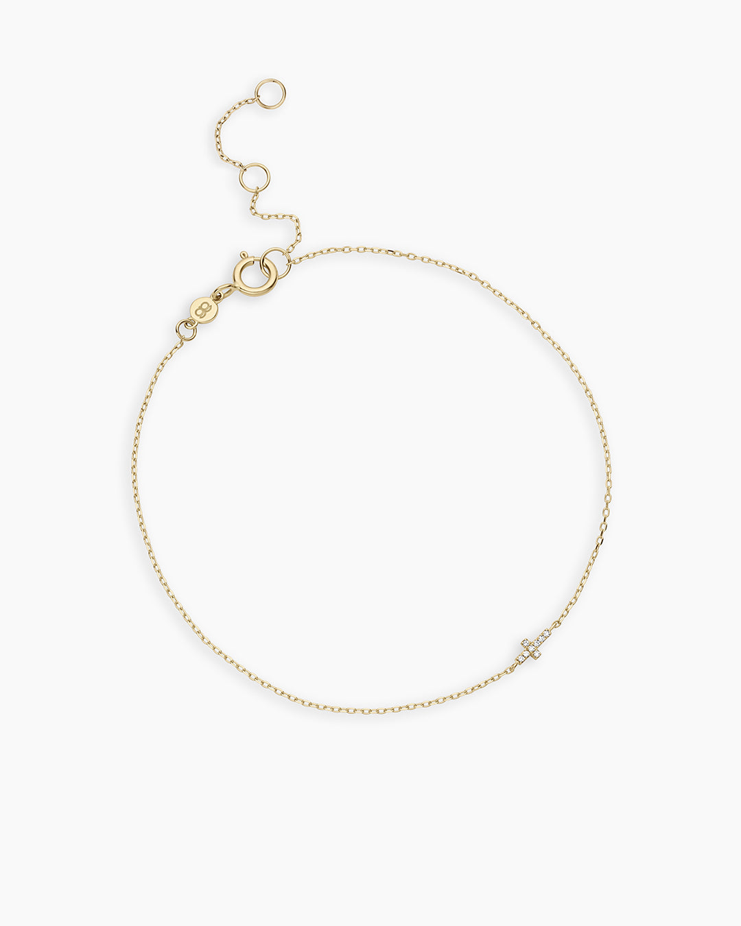 Diamond Cross Bracelet