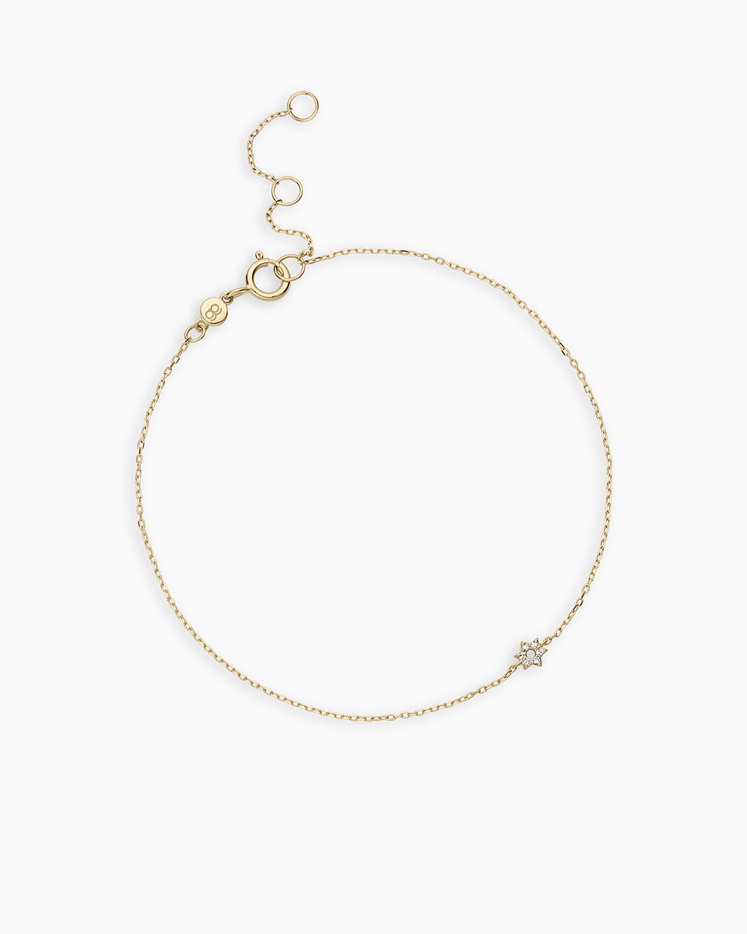 Diamond Star of David Bracelet
