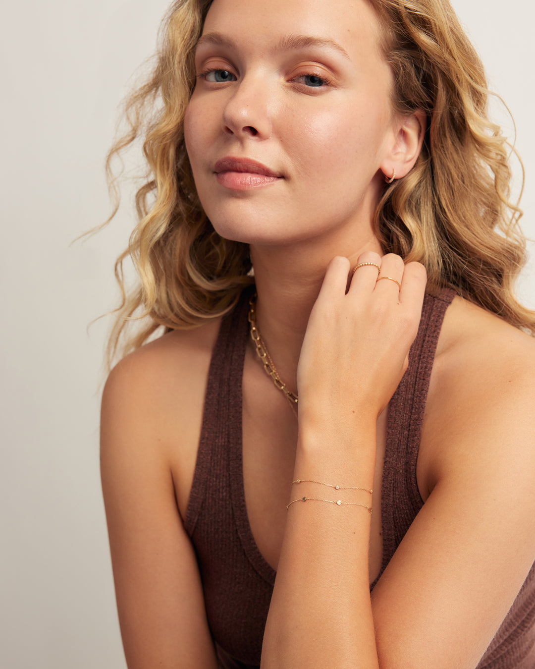 Diamond Pave Dot Bracelet