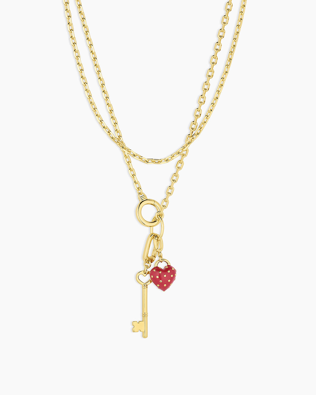 Asher Mini Key To My Heart Necklace