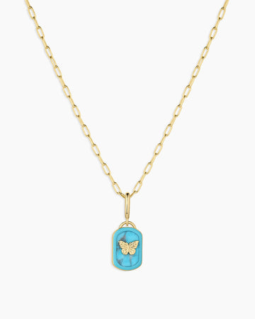 Power Gemstone Parker Charm Necklace Healing