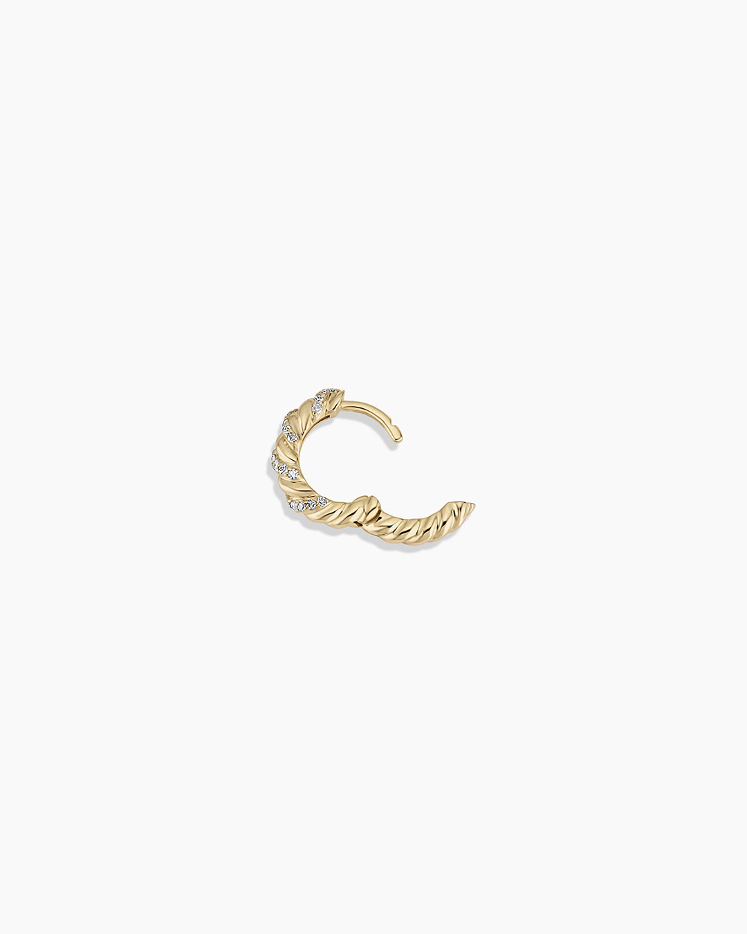 Diamond Crew Single Huggie
