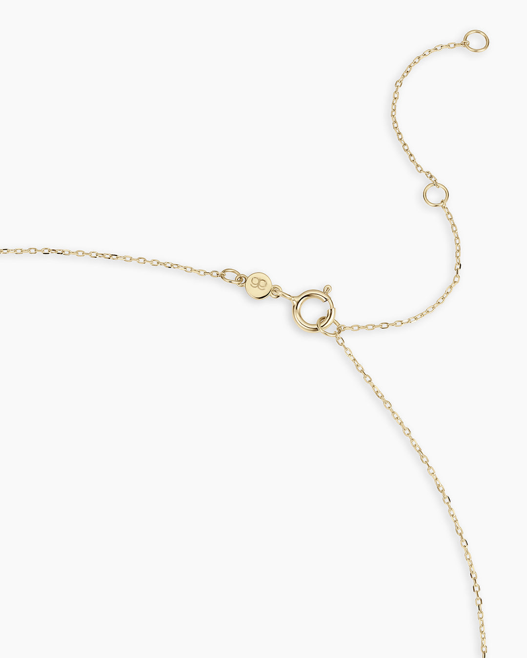 Diamond Script Alphabet Charm Necklace
