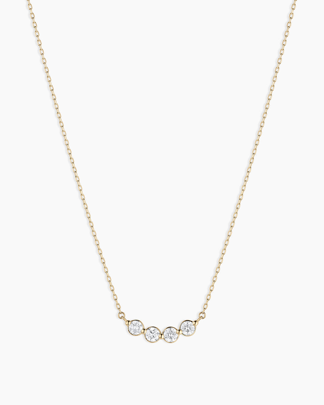 Lab Grown Diamond Halo Cluster Necklace