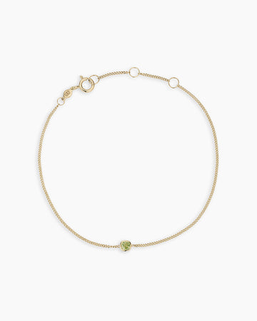 14K Gold Wilder Birthstone Bracelet