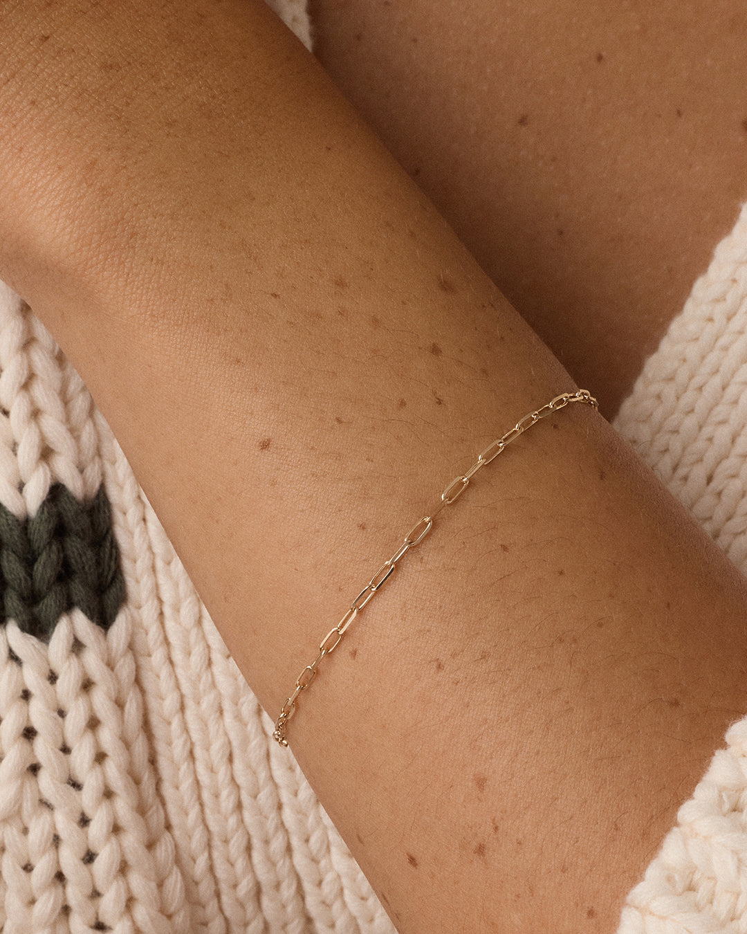 14K Gold Micro Mini Parker Bracelet