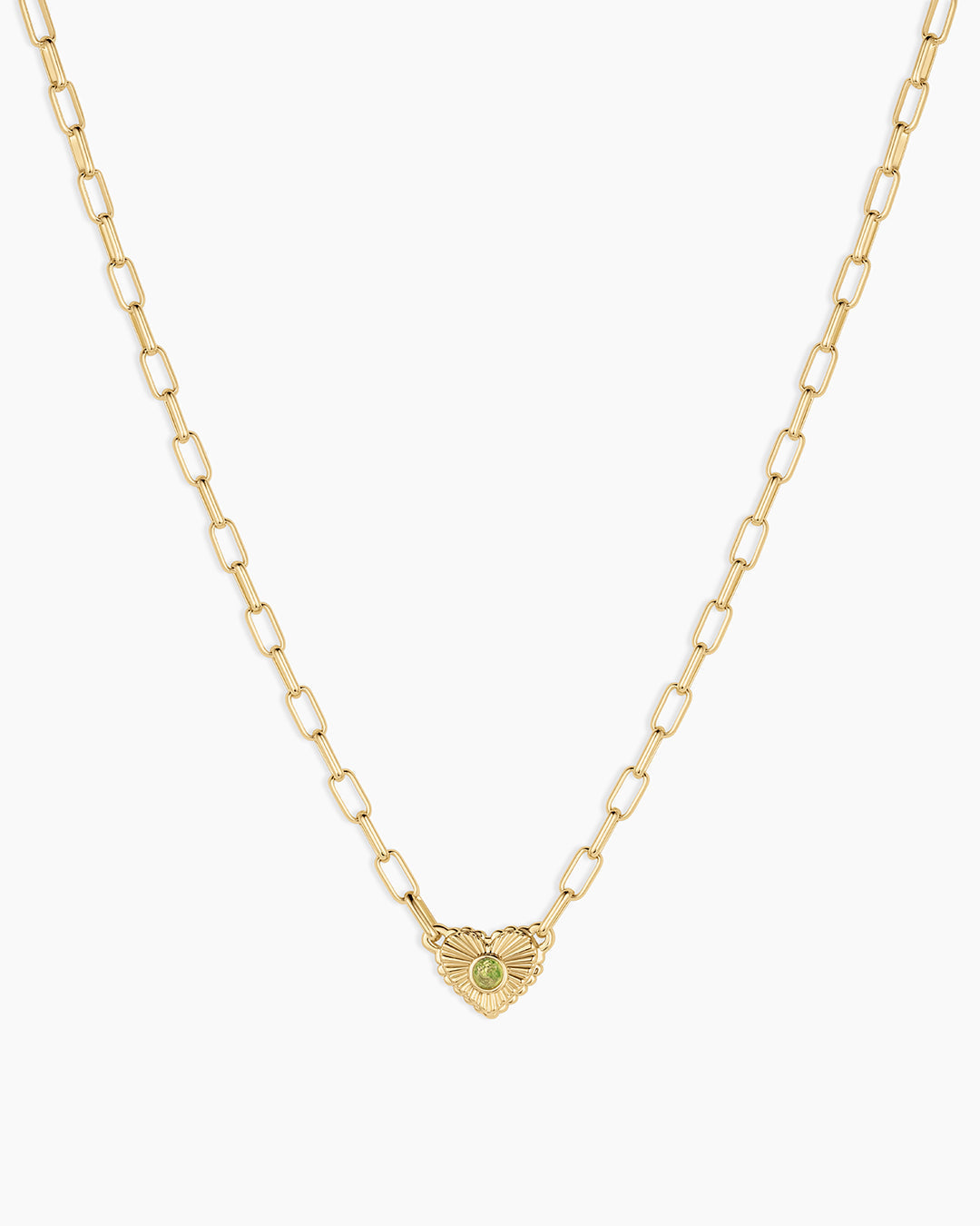 Birthstone Heart Necklace