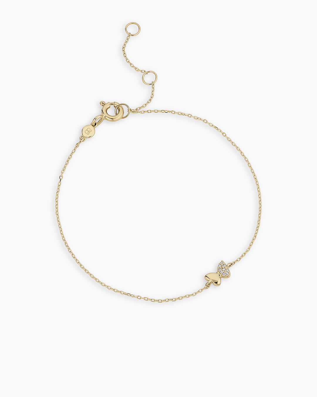 Diamond Bond Butterfly Bracelet