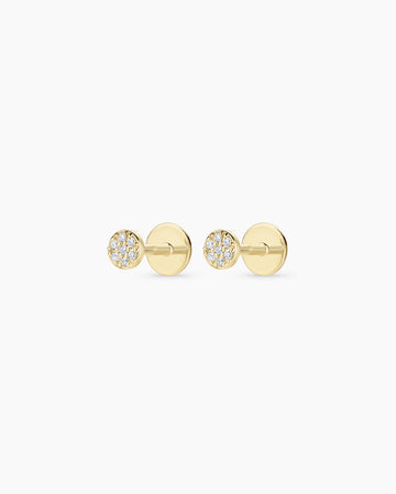 Diamond Pavé Flat Back Studs