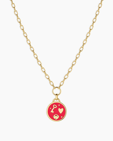 Love U Coin Necklace