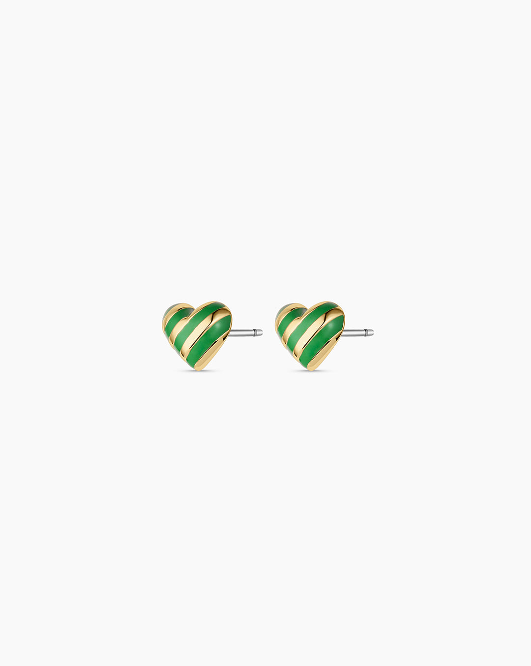 Campbell Enamel Heart Studs