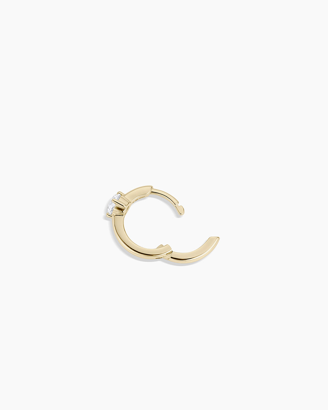 Lab Grown Diamond Solitaire Single Huggie
