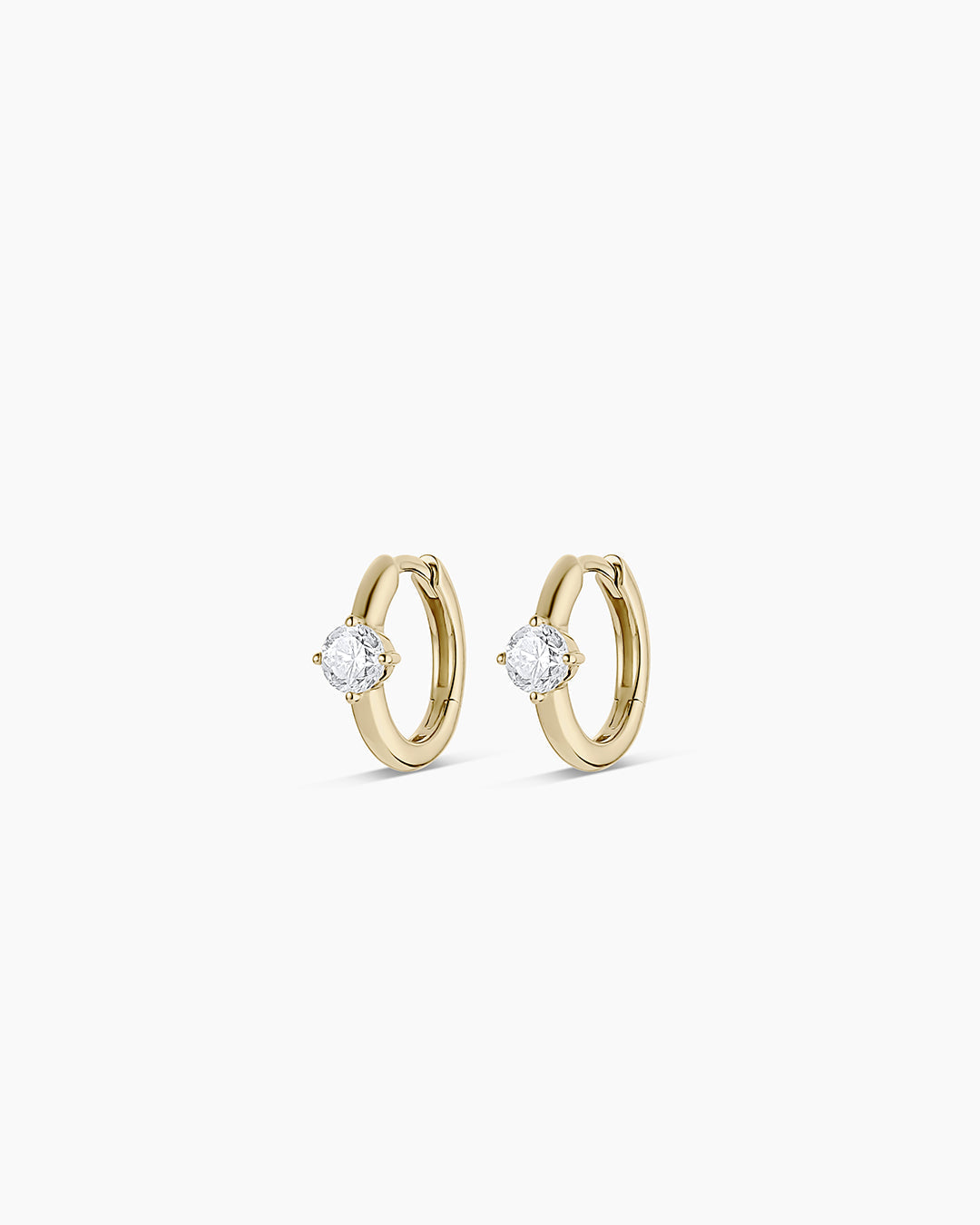 Lab Grown Diamond Solitaire Huggies