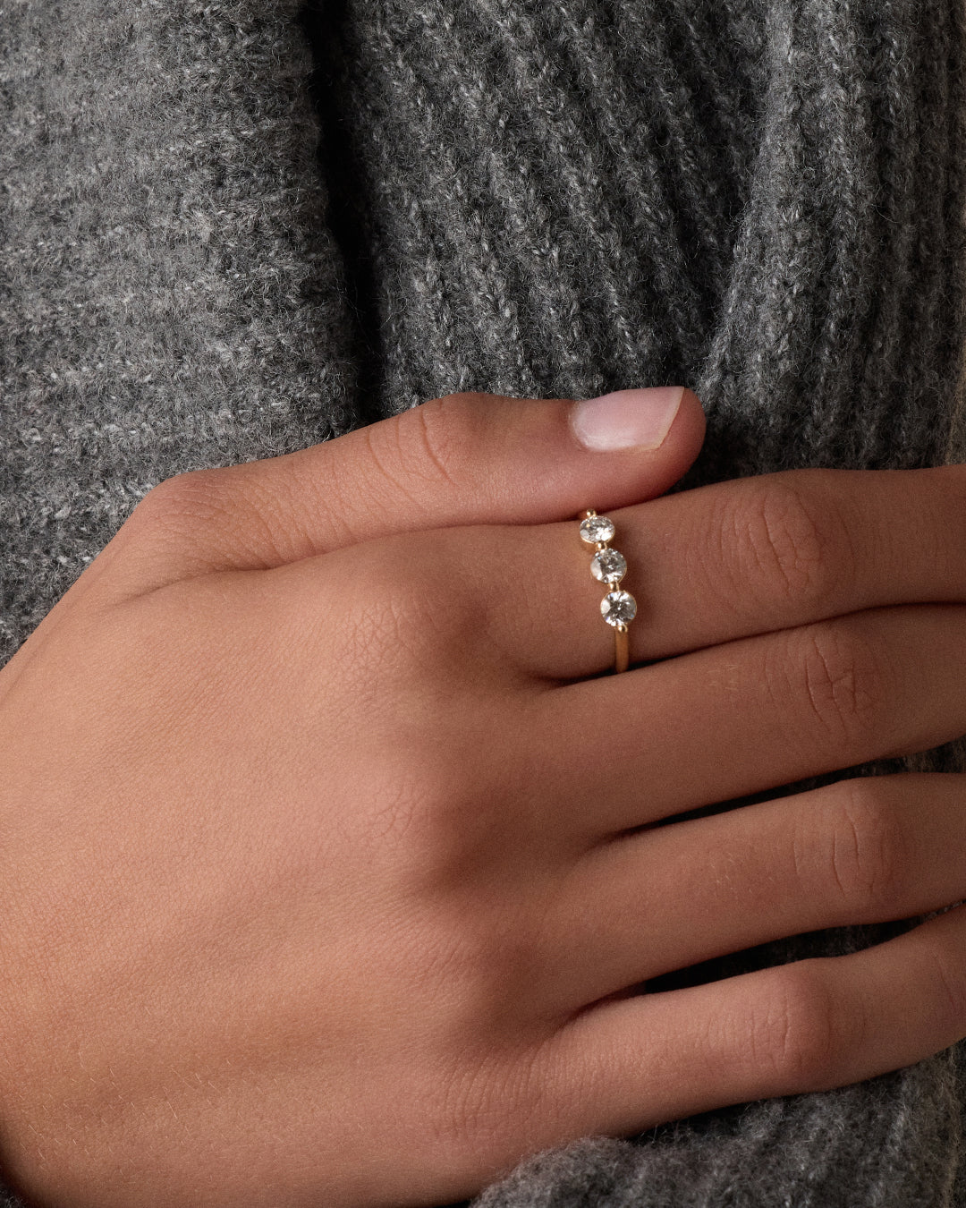 Lab Grown Diamond Trio Ring