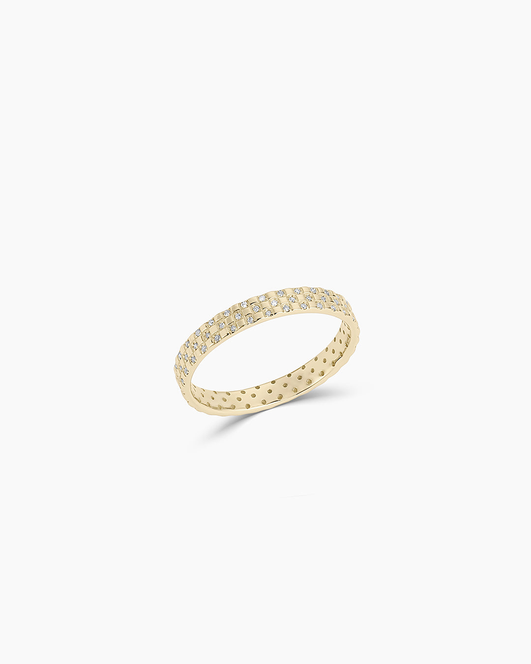 Diamond Checkered Ring