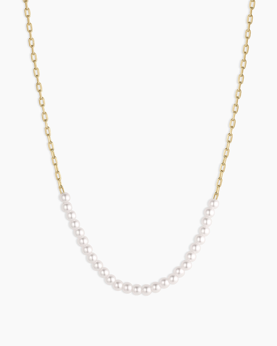 Finley Pearl Row Necklace