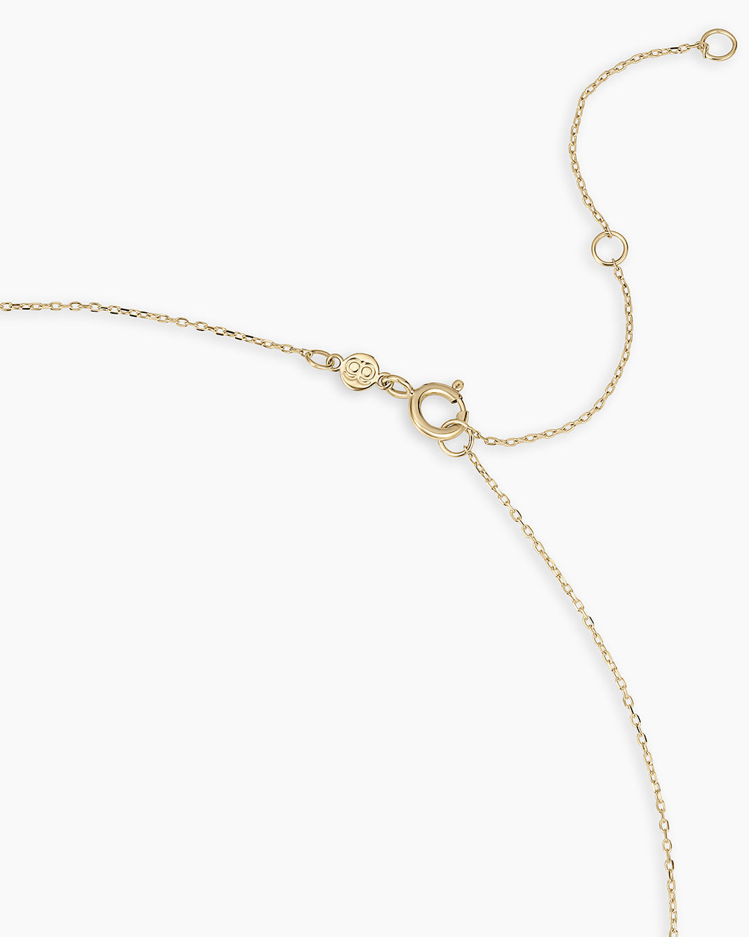 Diamond Pav Halo Charm Necklace
