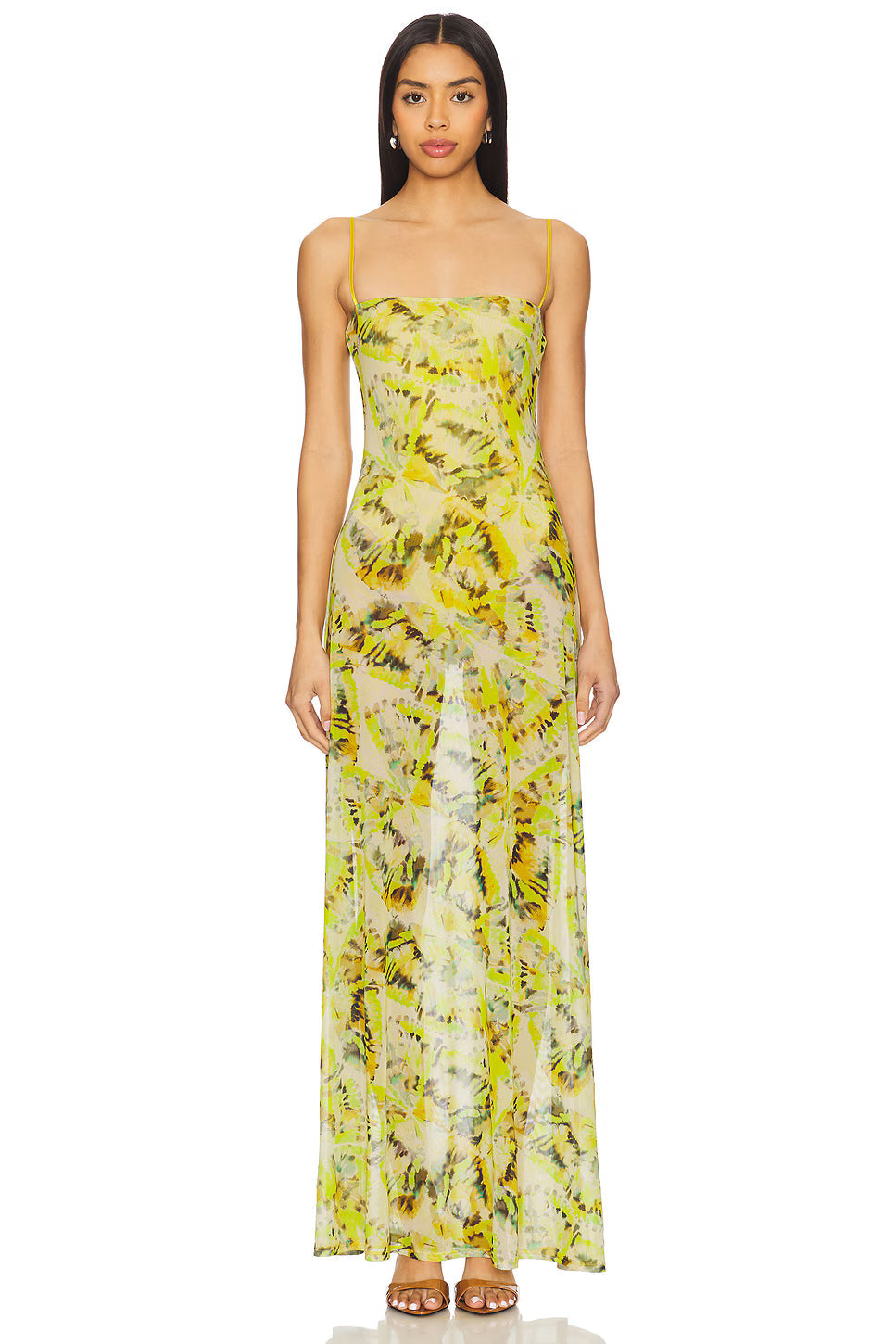 FWRD Shea Dress In Iime Wing