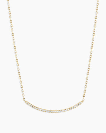 Diamond Taner Bar Necklace