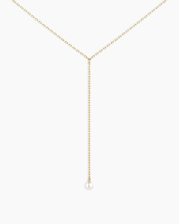 Pearl Lariat Necklace